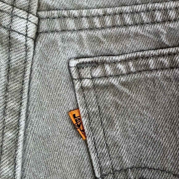 Vintage 90s Levi’s 550 Jeans Relaxed Fit Tapered Leg Faded Green Grey USA 36x32 - Picture 10 of 16